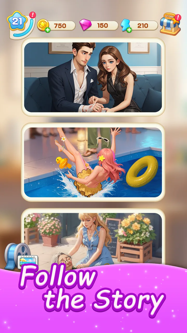 Merge Fashion: Romance Story screenshot 3