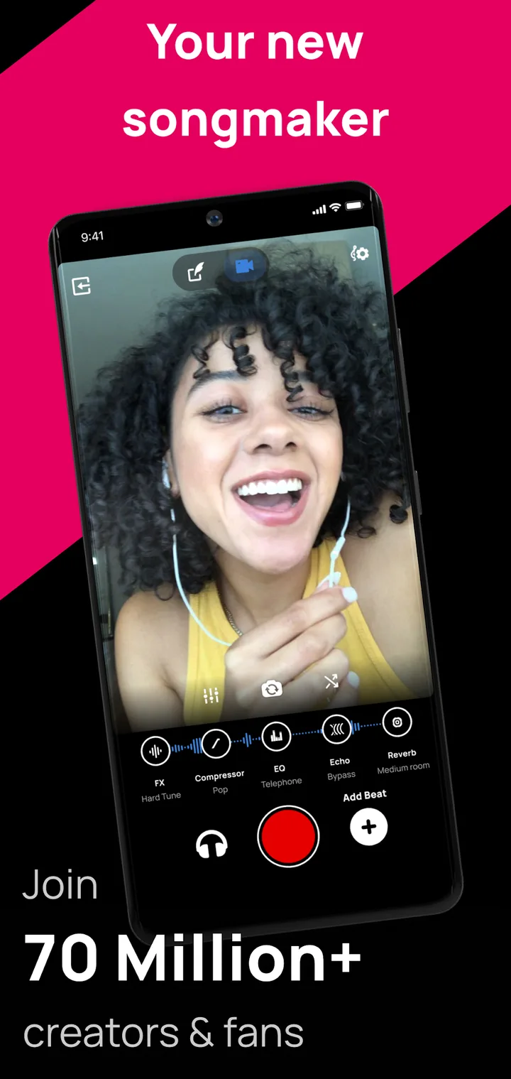 Voloco: Auto Vocal Tune Studio screenshot 2