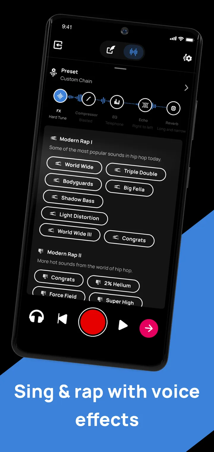 Voloco: Auto Vocal Tune Studio screenshot 3