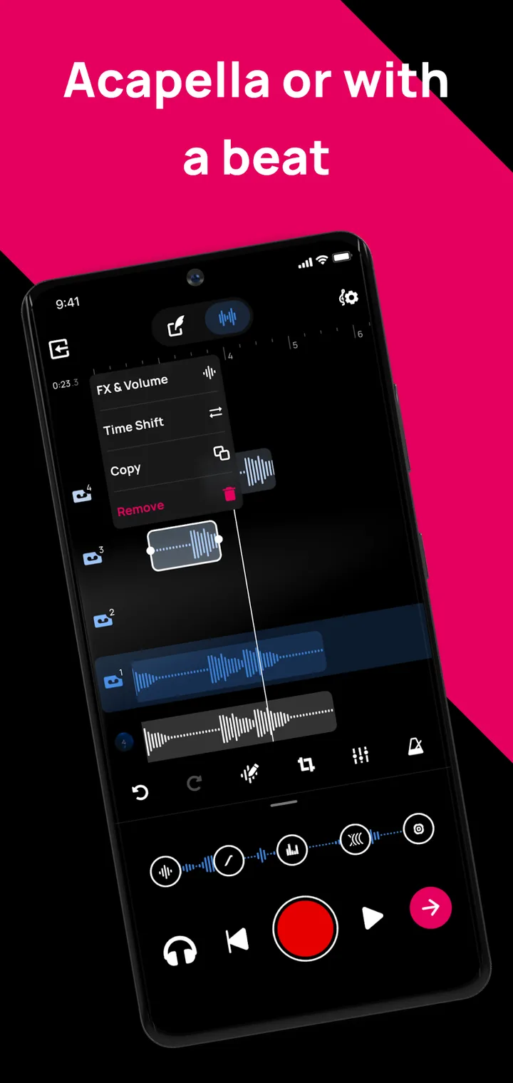 Voloco: Auto Vocal Tune Studio screenshot 4