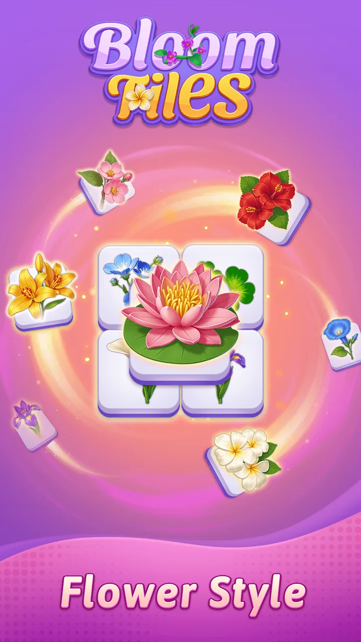 Bloom Tiles: Flower Match Game screenshot 1