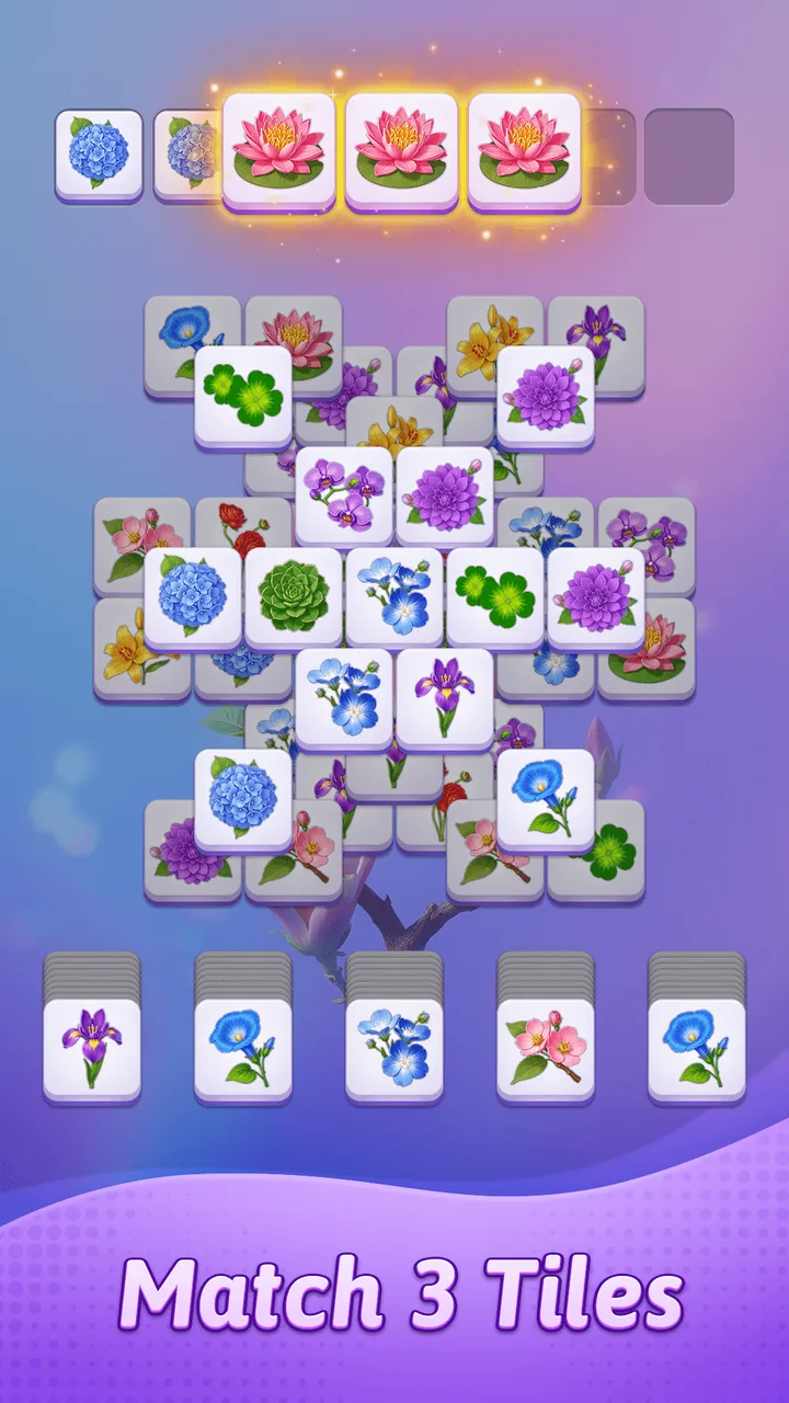 Bloom Tiles: Flower Match Game screenshot 4