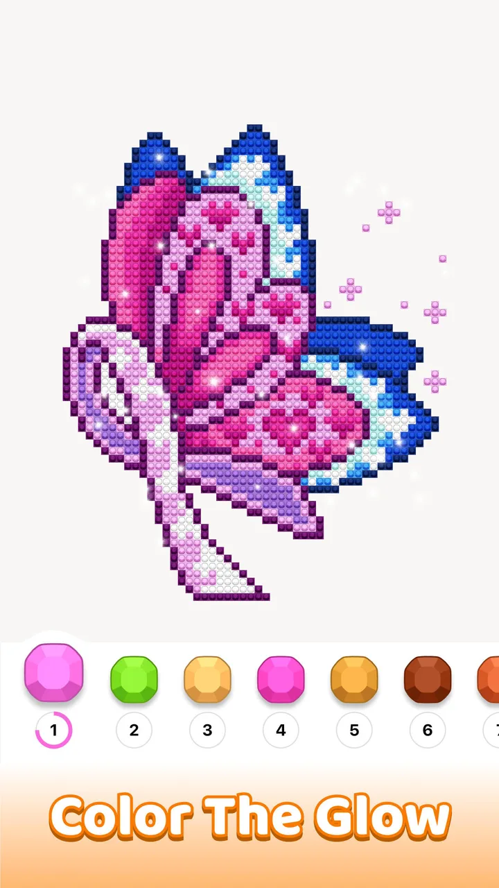 Jewelscapes: Color by Number screenshot 3