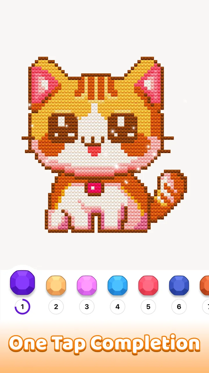 Jewelscapes: Color by Number screenshot 4
