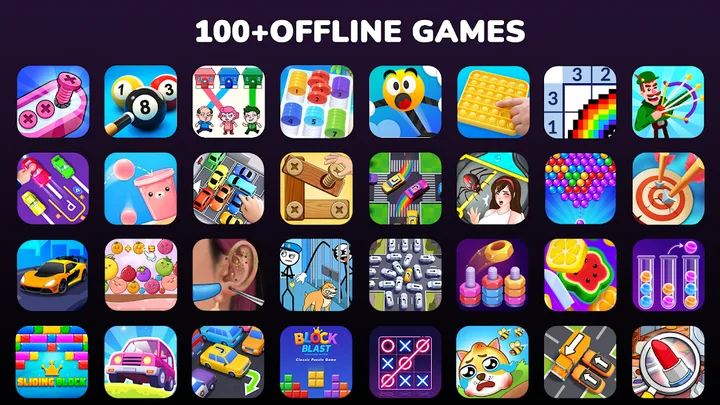 Mini relax games-No wifi screenshot 1