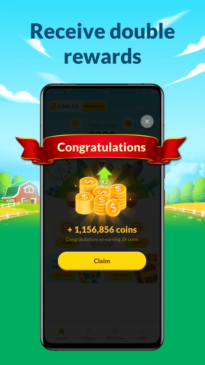 StepRush-Earn Reward by walk screenshot 2