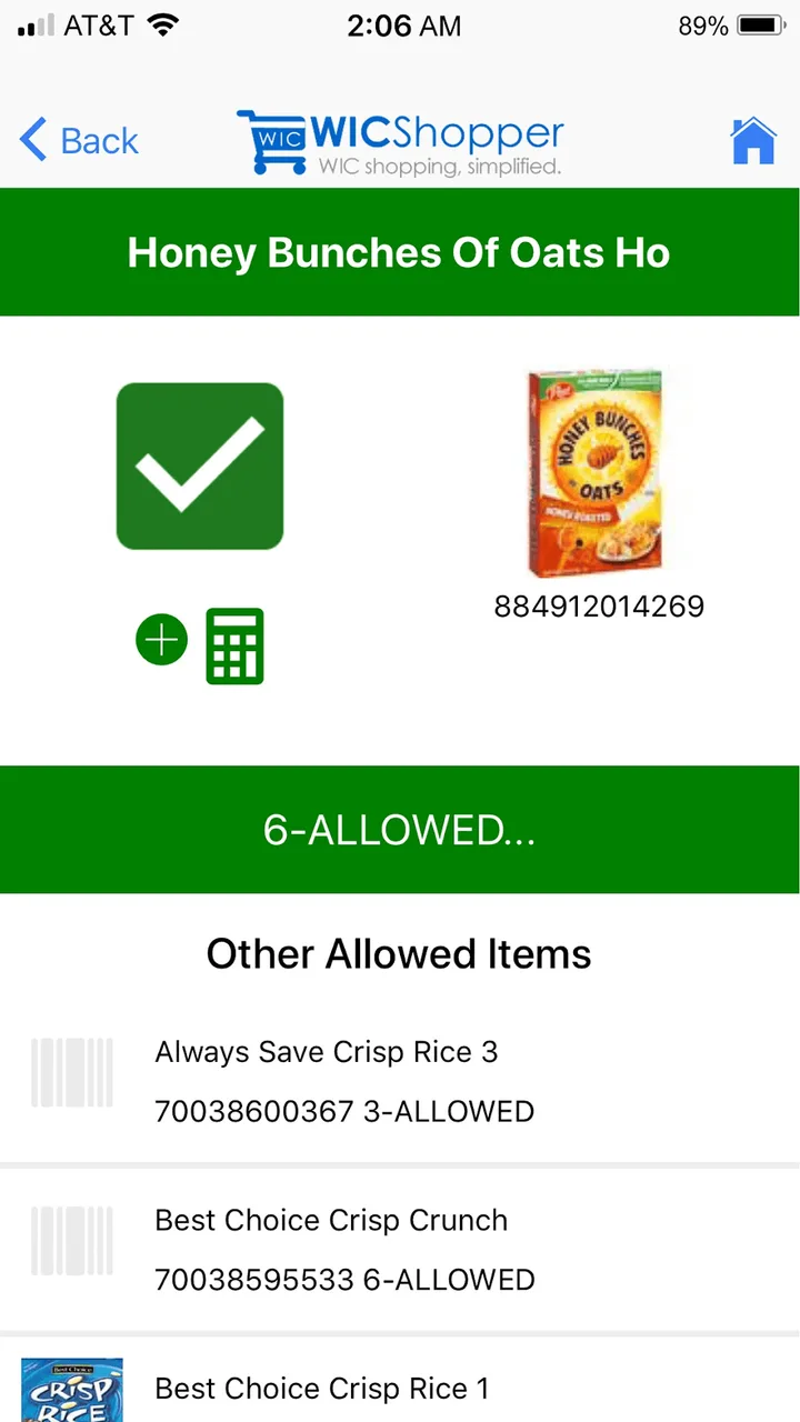 WICShopper screenshot 3