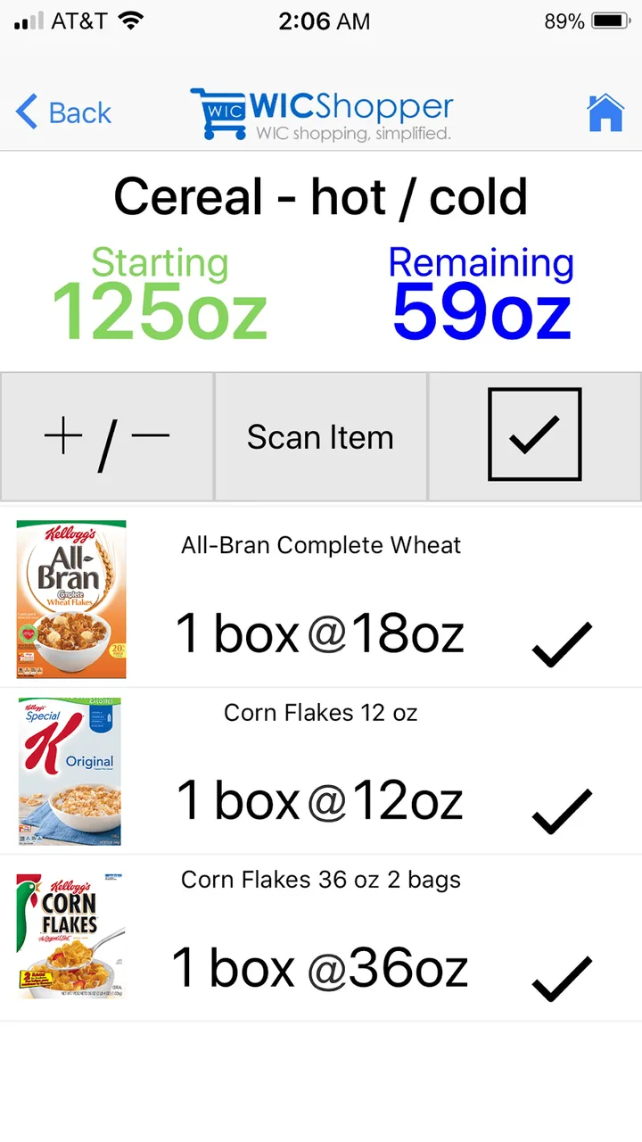 WICShopper screenshot 4