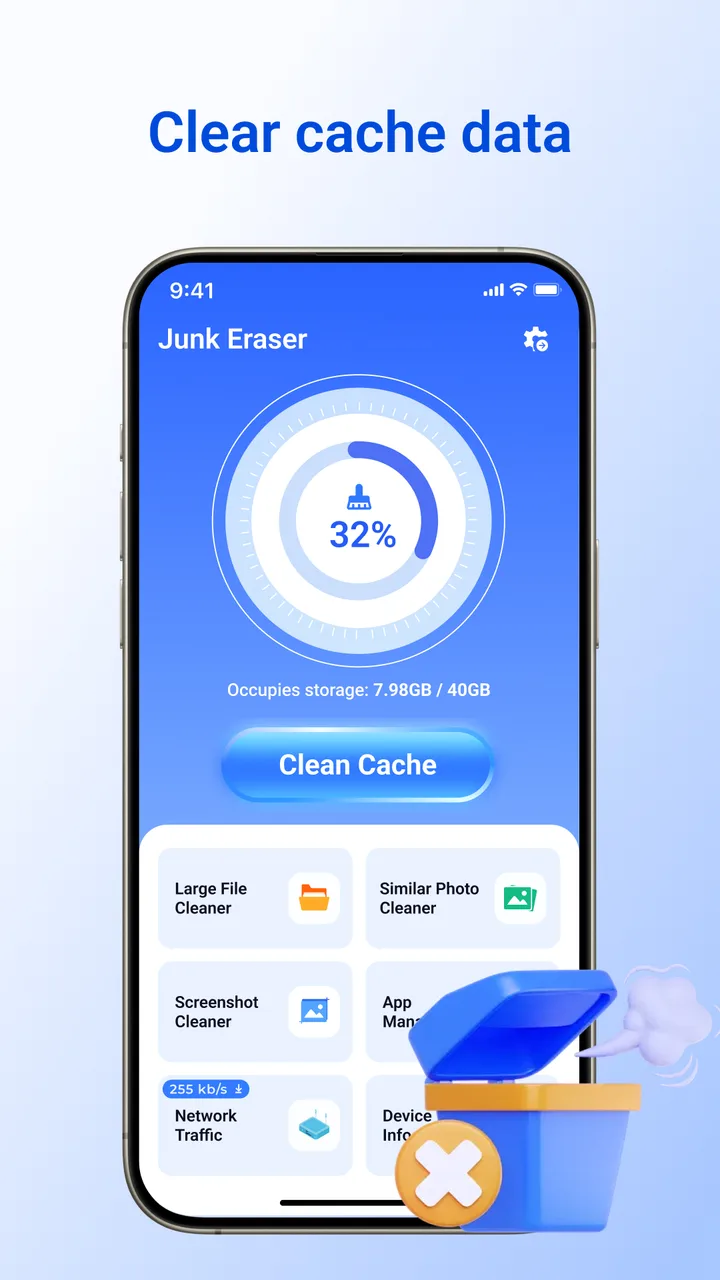 Junk Eraser - Storage Manager screenshot 1