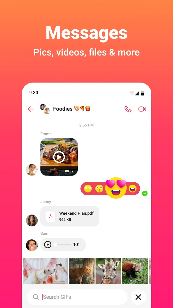 JusTalk - Video Chat & Calls screenshot 2