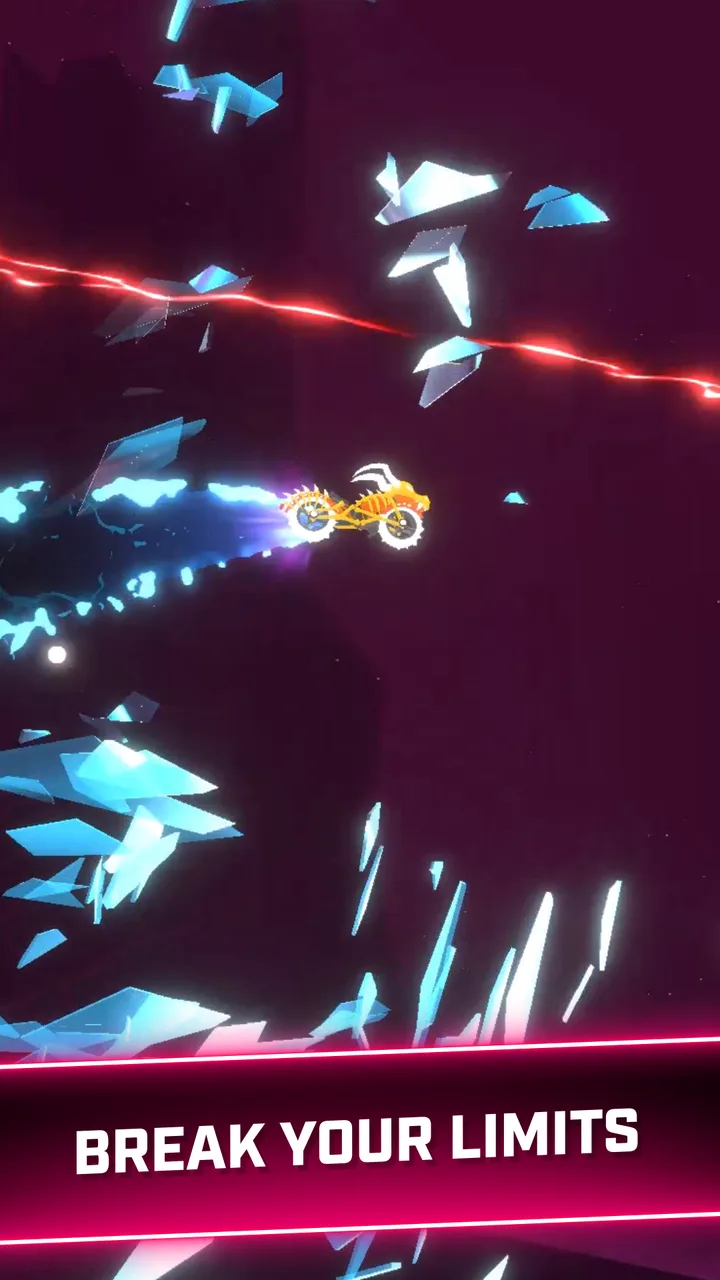 Rider Worlds - Neon Bike Races screenshot 1