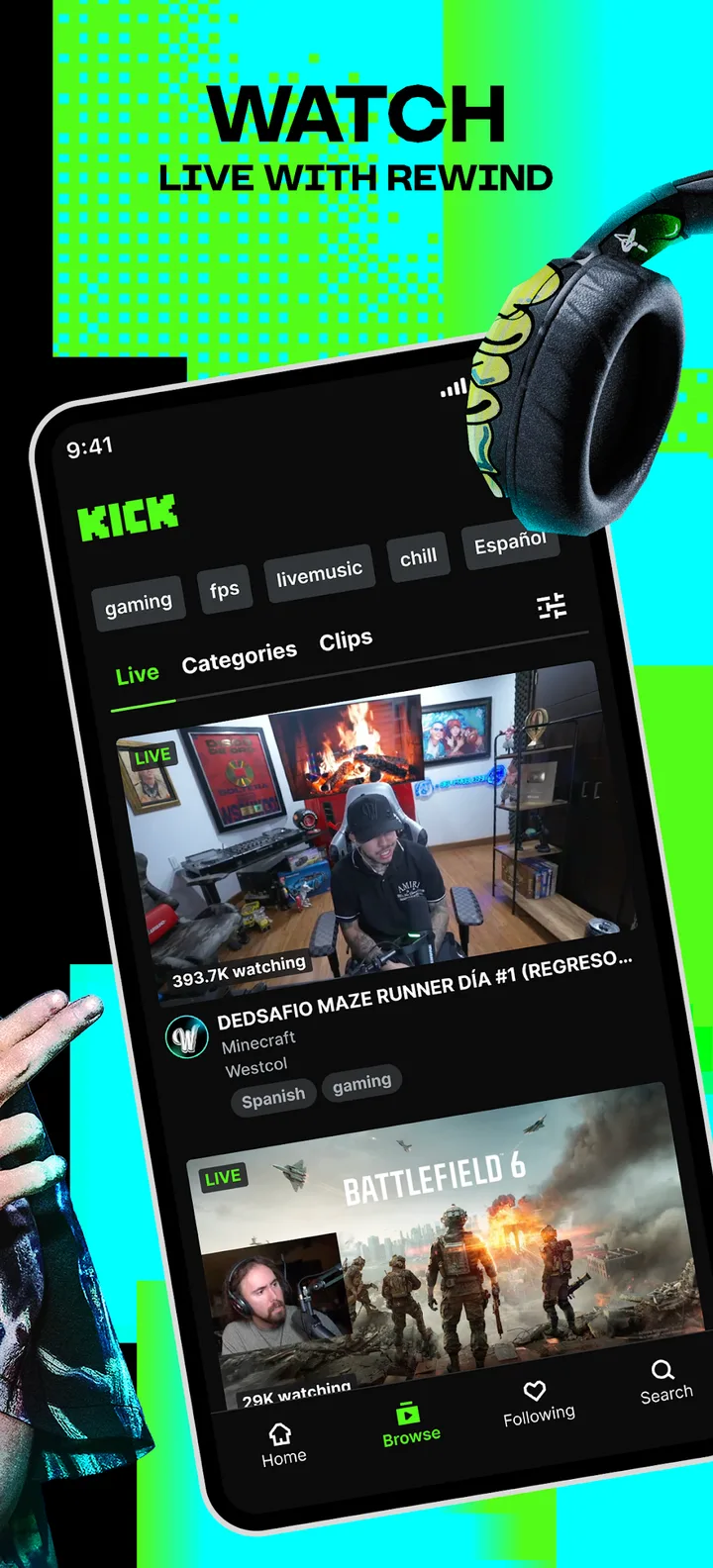 KICK: Live Streaming screenshot 2