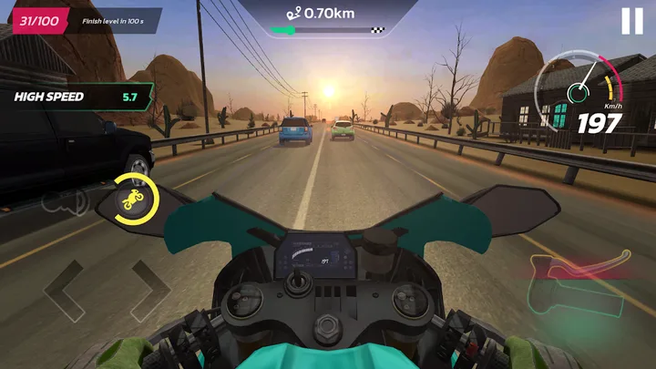 City Bike Racer: Traffic Rush screenshot 2