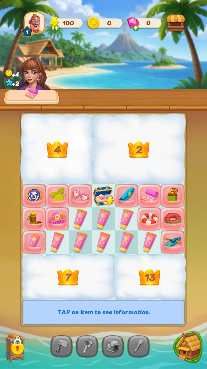 Beach Bliss: Merge Puzzle screenshot 1