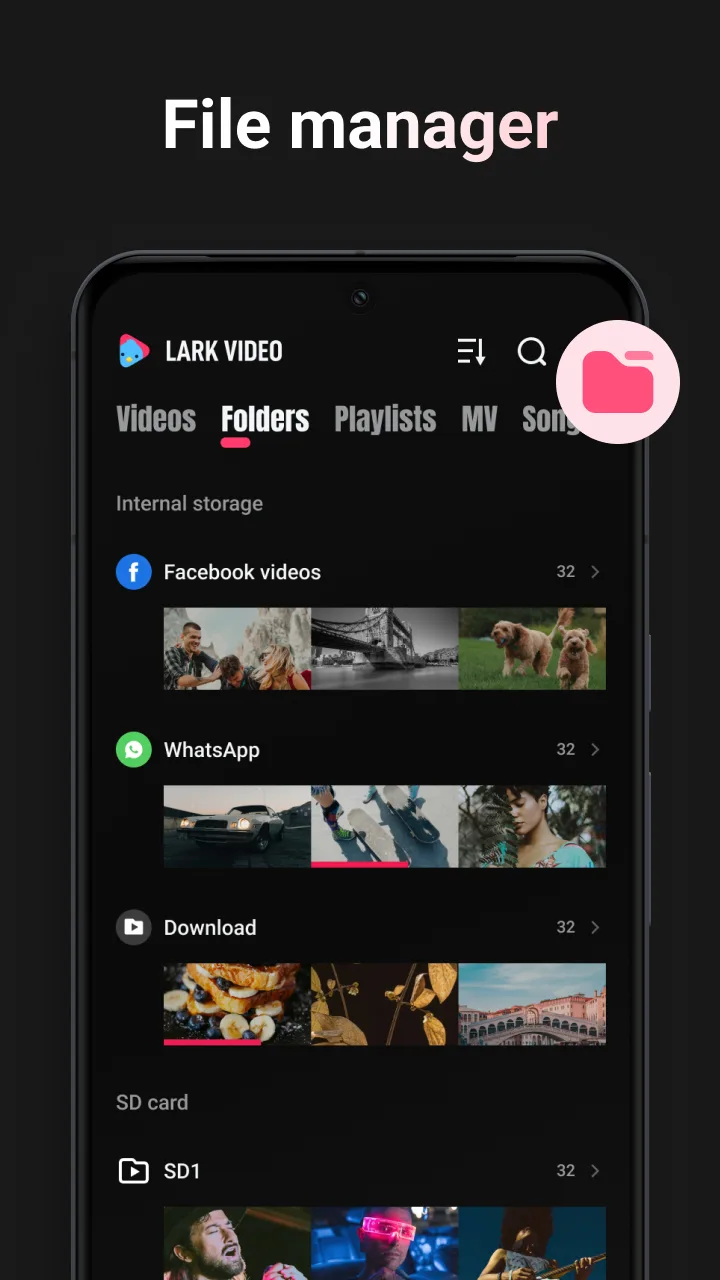 Lark Video Player screenshot 2