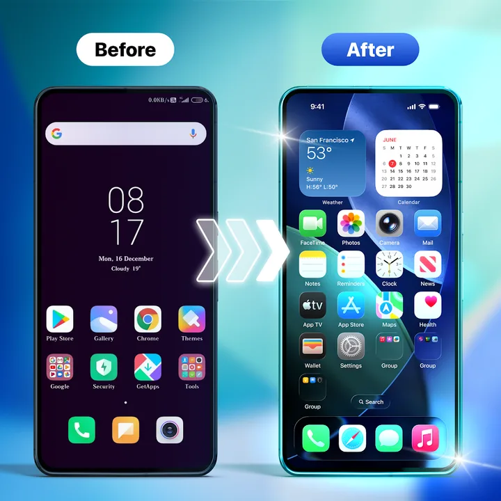 Launcher iOS 26 Theme screenshot 1