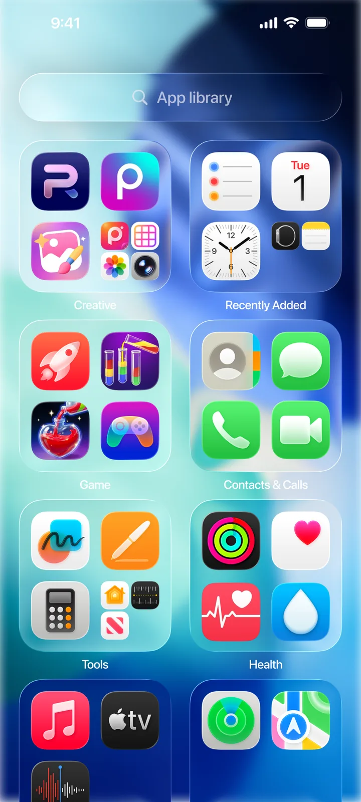 Launcher iOS 26 Theme screenshot 2