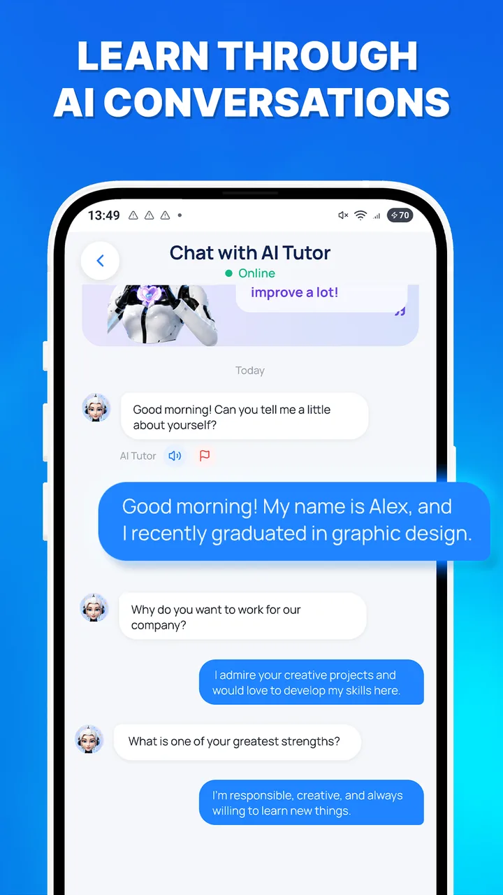 Fluza: AI Language Tutor screenshot 3