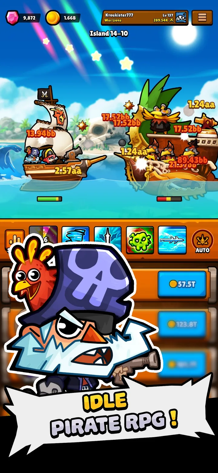 Bounty Bash: Idle Pirate RPG screenshot 2