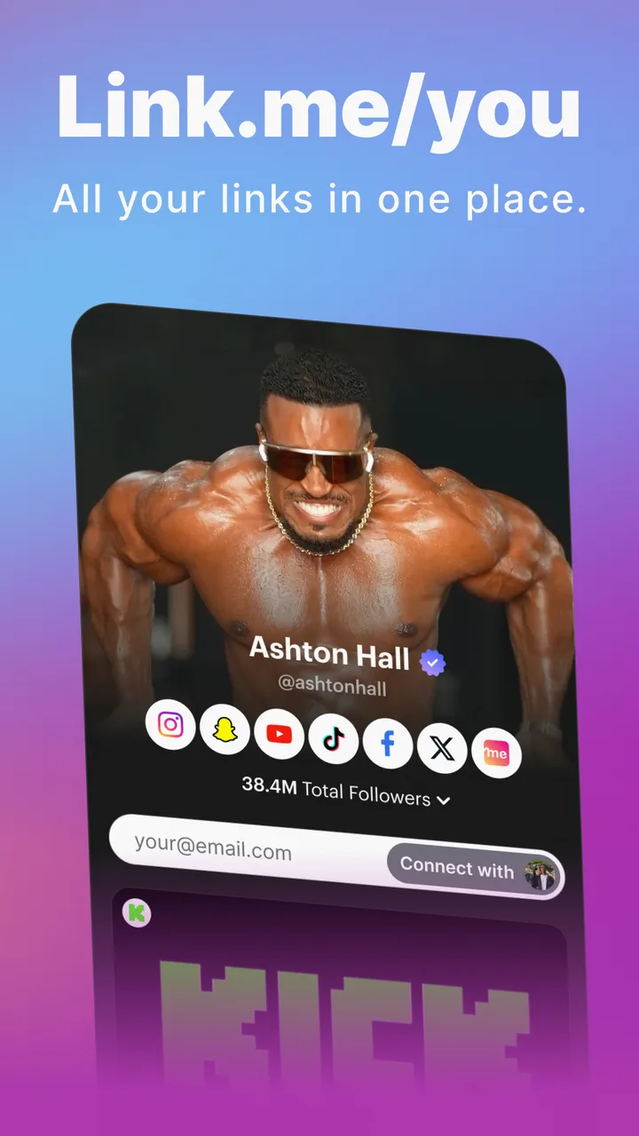 Linkme - Link in Bio Creator screenshot 1