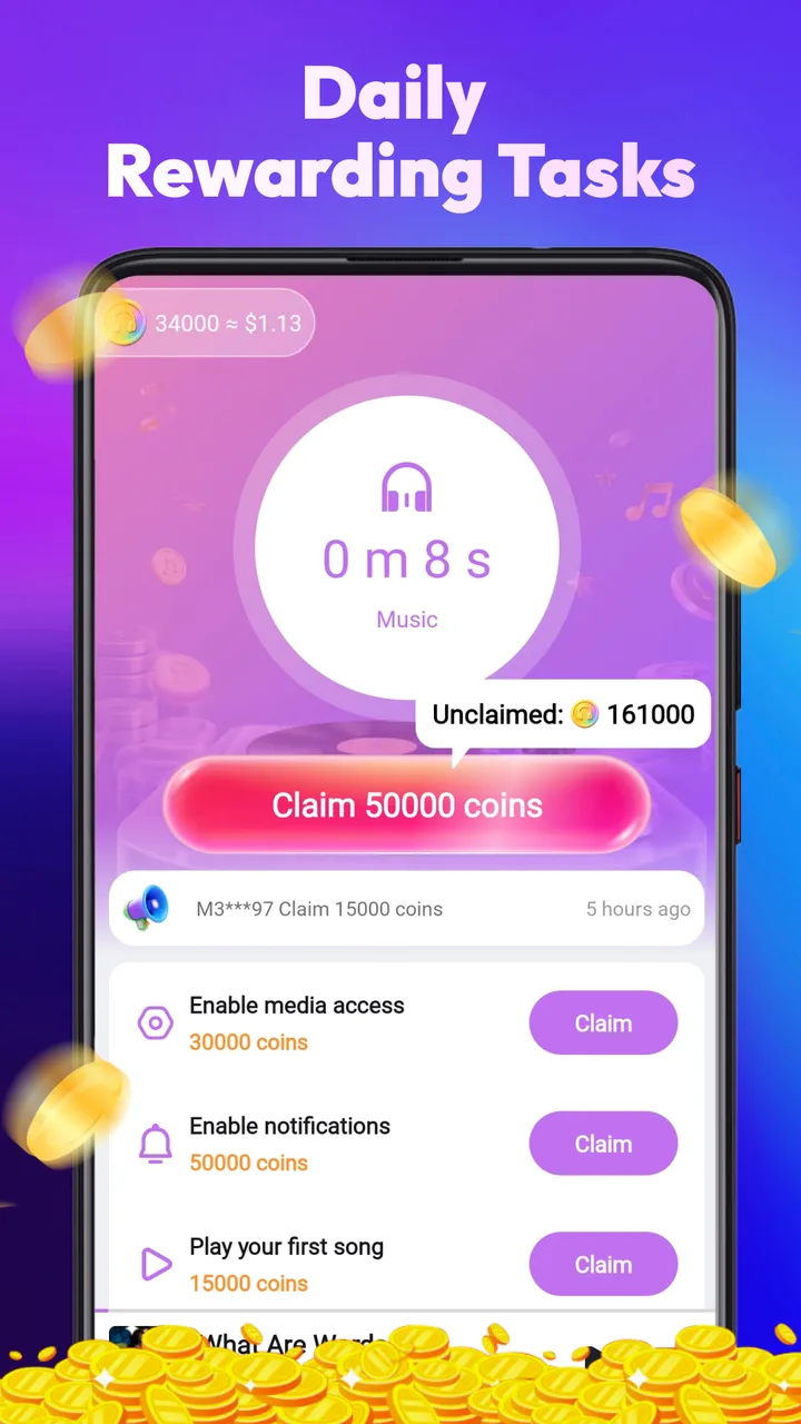 Lucky Beats - Music Player screenshot 2