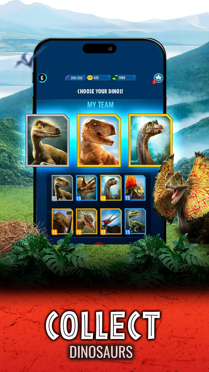 Jurassic World Alive screenshot 4