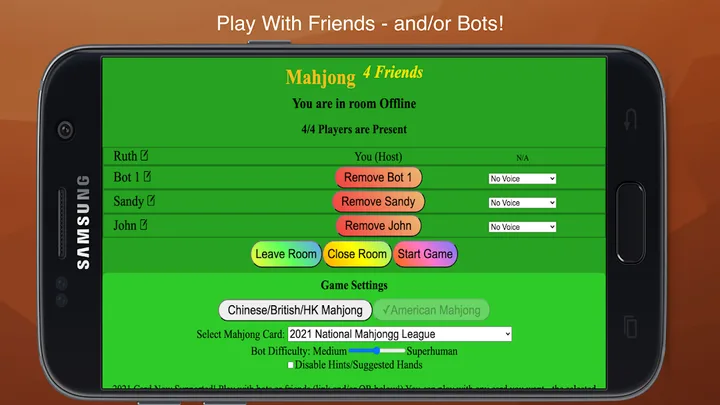 Mahjong 4 Friends: Multiplayer screenshot 2