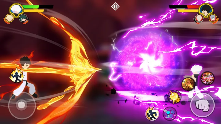 Stickman Cursed Fight 3v3 screenshot 2