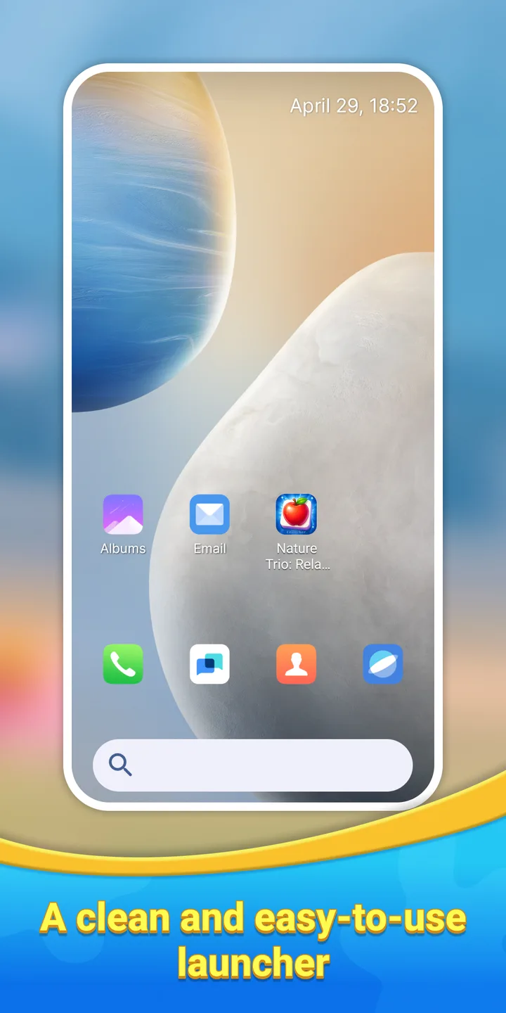 Nature Trio: Relax Launcher screenshot 1