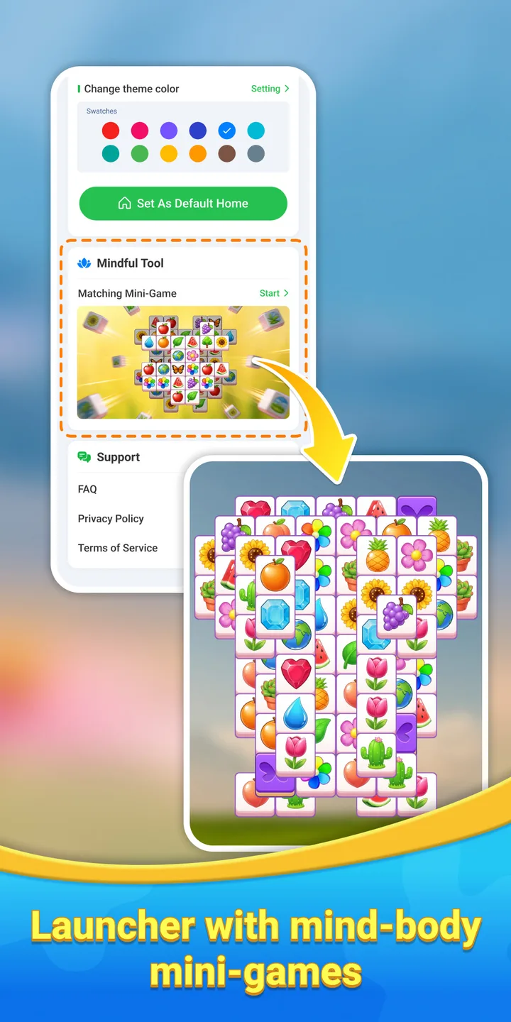 Nature Trio: Relax Launcher screenshot 2