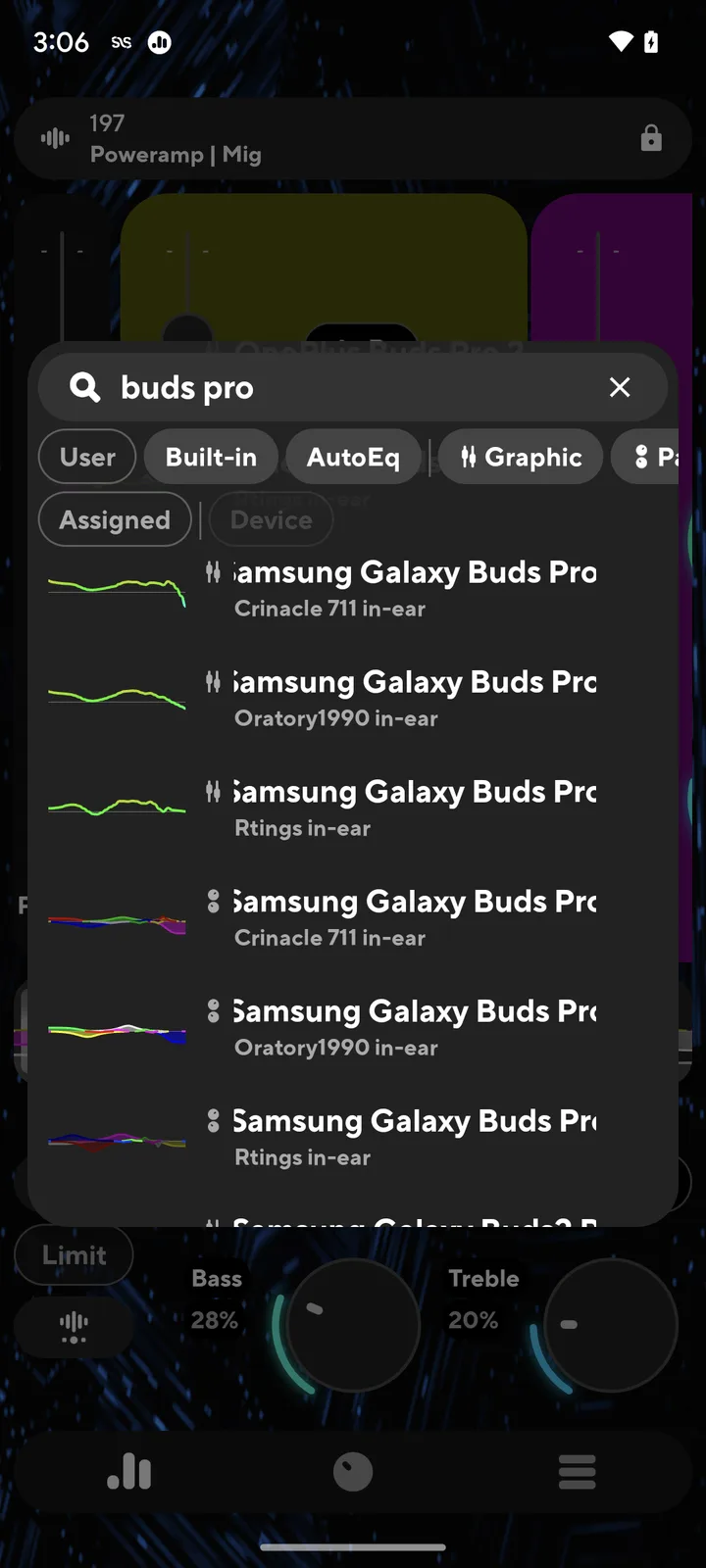Poweramp Equalizer screenshot 3