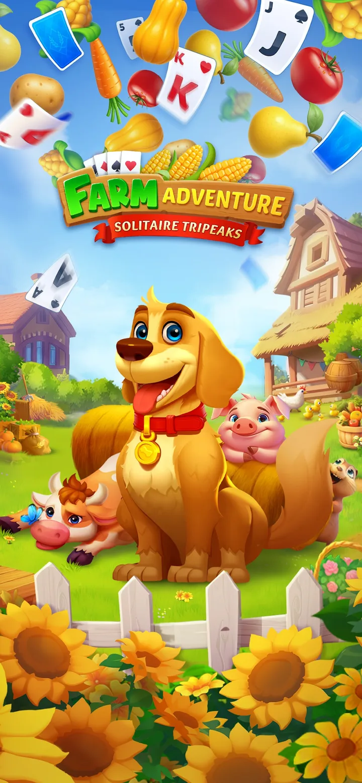 Solitaire Farm Adventure screenshot 1