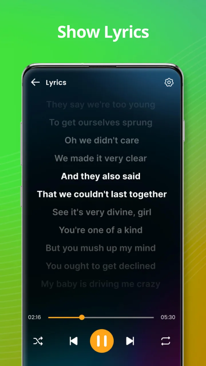 Music player screenshot 4
