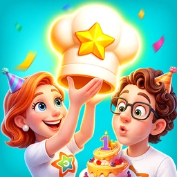 Foodstars: Merge & Cook icon