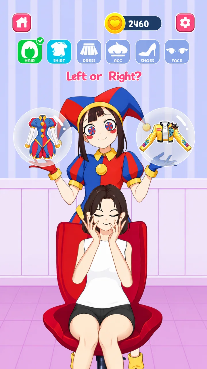 Left Or Right Perfect Dress Up screenshot 3