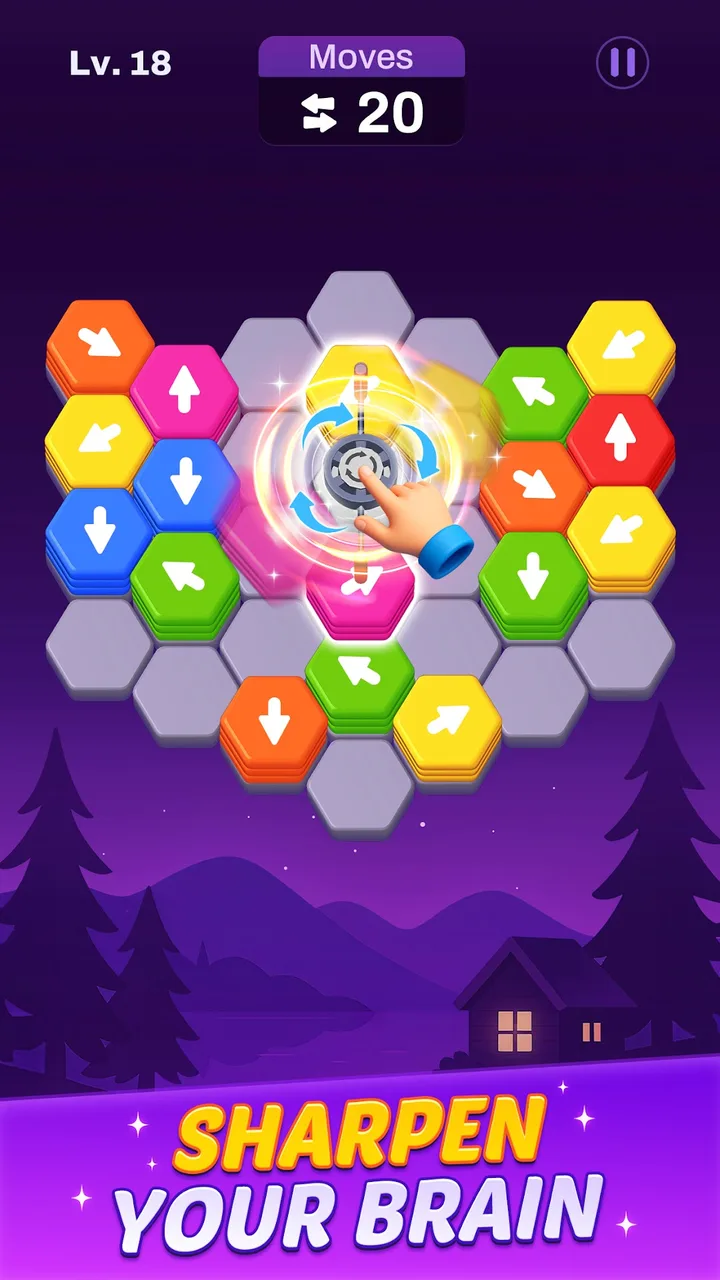 Hexout - Color Hexa Puzzle screenshot 2