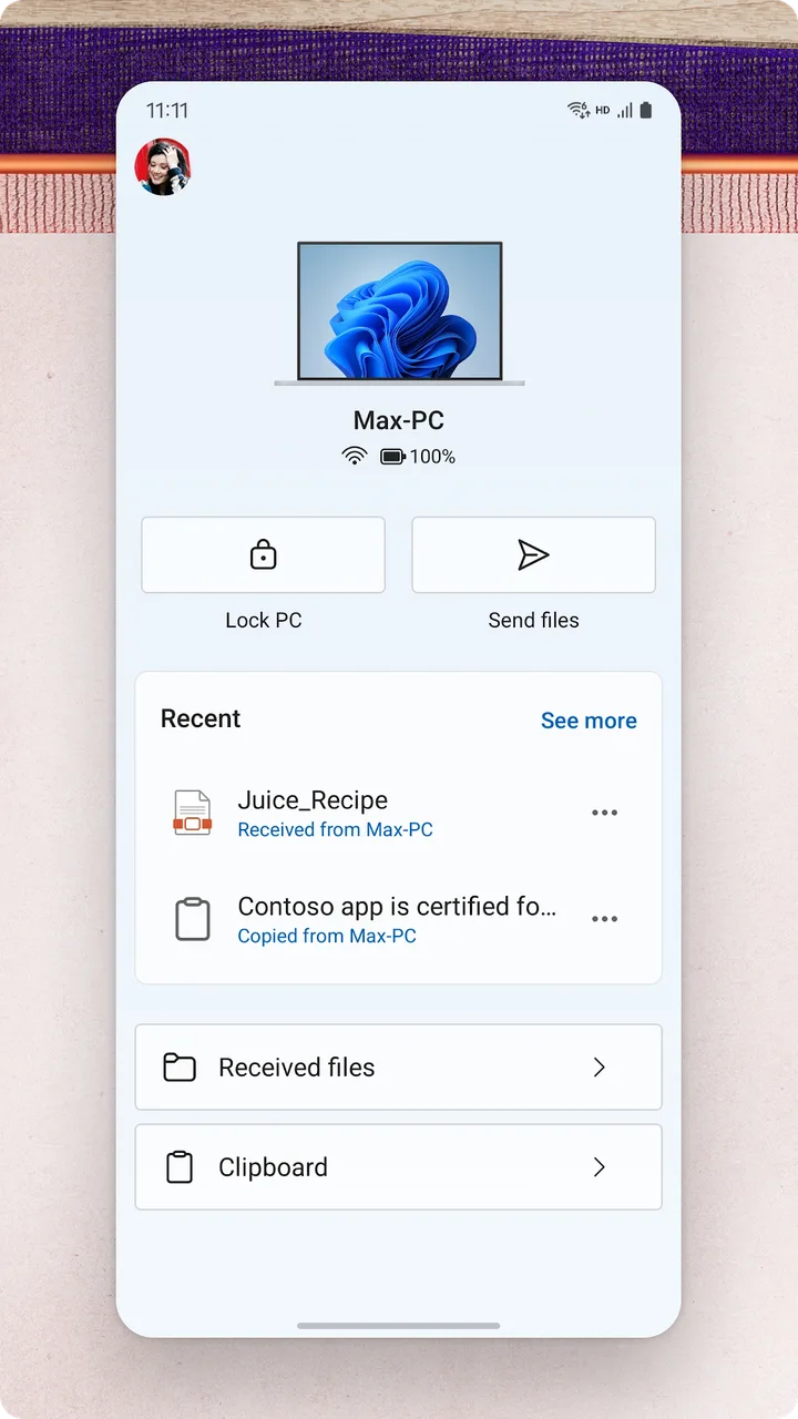 Link to Windows screenshot 1