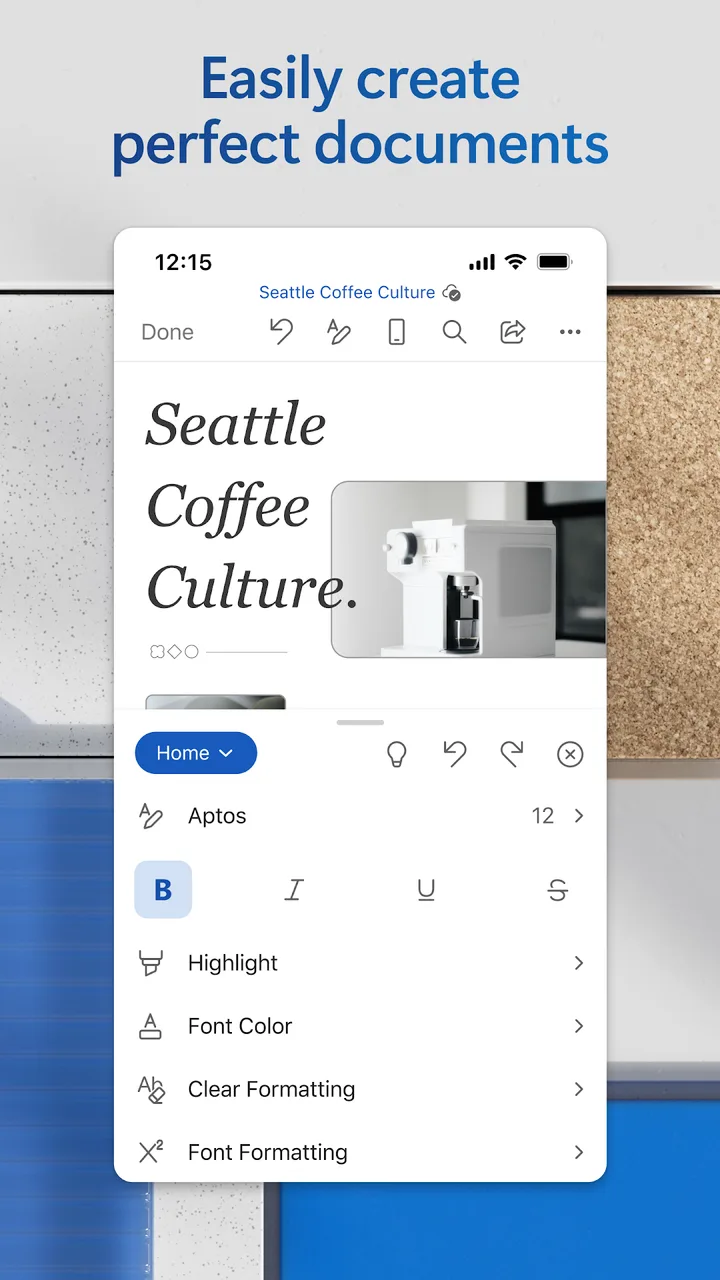 Microsoft Word: Edit Documents screenshot 3