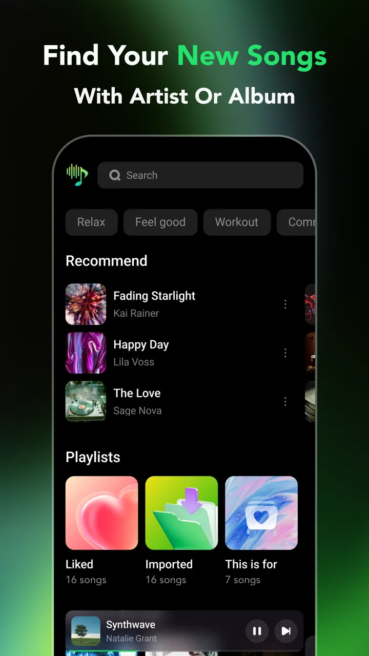 Lilt - Offline Music Player screenshot 2