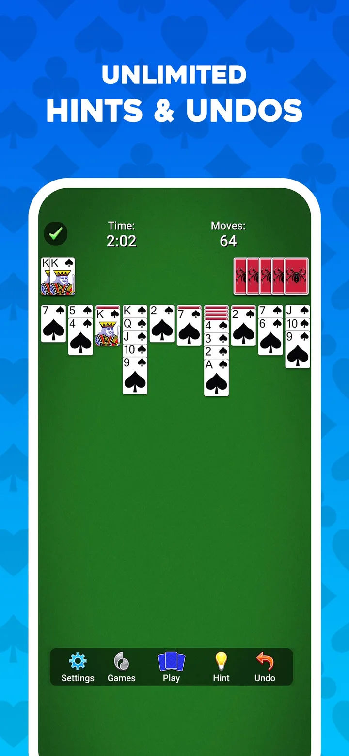 Spider Solitaire: Card Games screenshot 4
