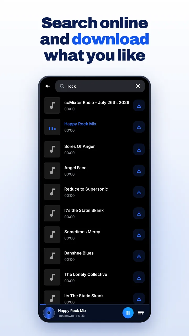 Music Downloader & Mp3 Player screenshot 1
