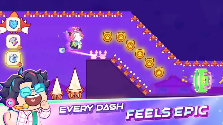 Cat Dash: Cute Cat Music Game screenshot 2