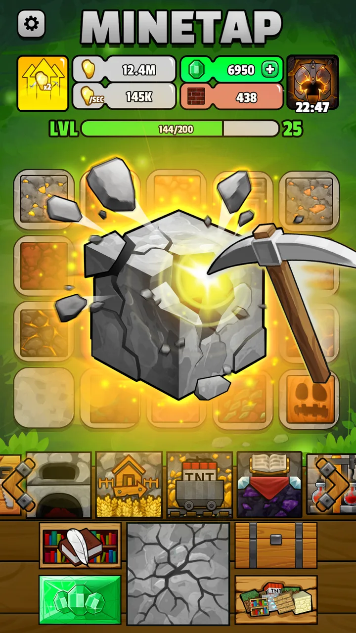 Minetap – Merge rpg clicker screenshot 2
