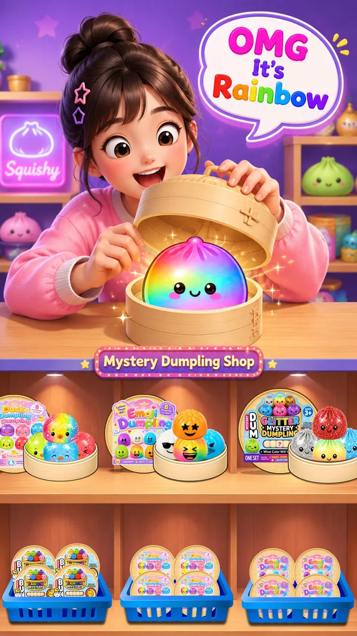 Mystery Dumpling: Unbox ASMR screenshot 2