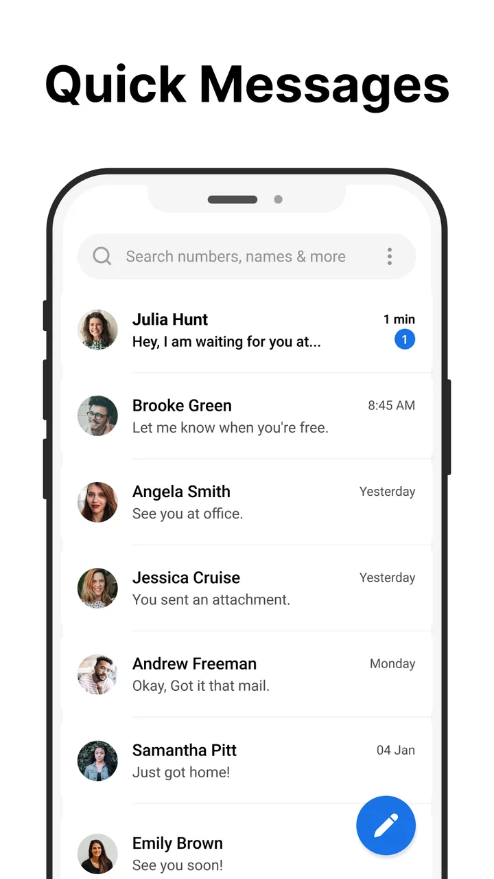 Messages screenshot 1