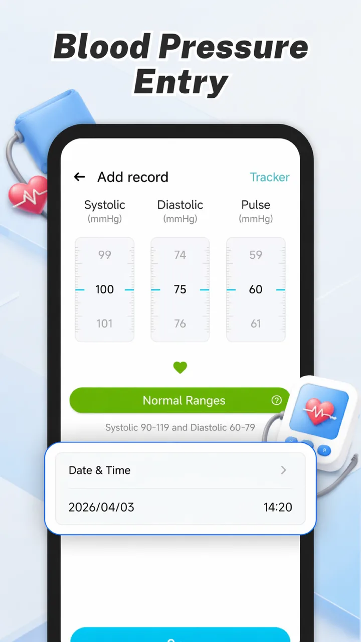 BP Care - Pressure & Sugar screenshot 2