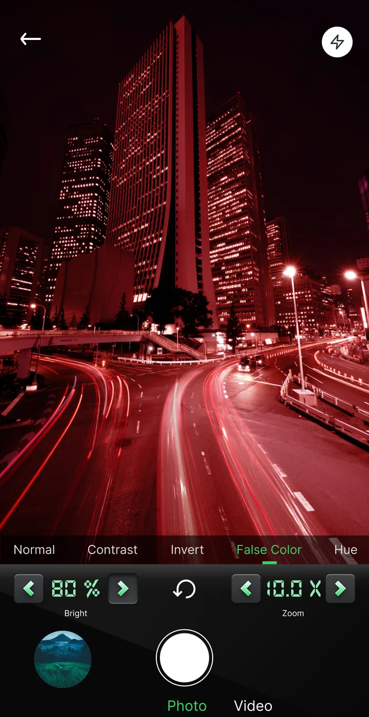 Night Camera Mode: Video Photo screenshot 1