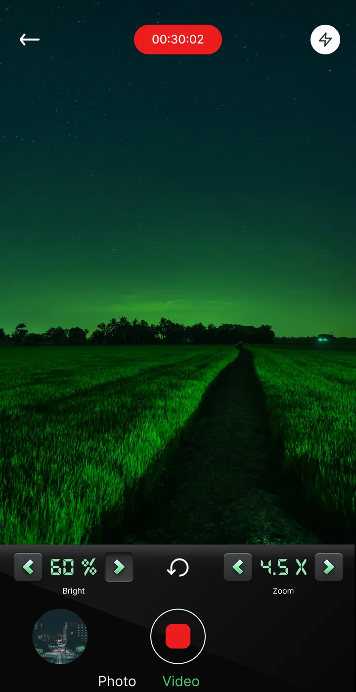 Night Camera Mode: Video Photo screenshot 2