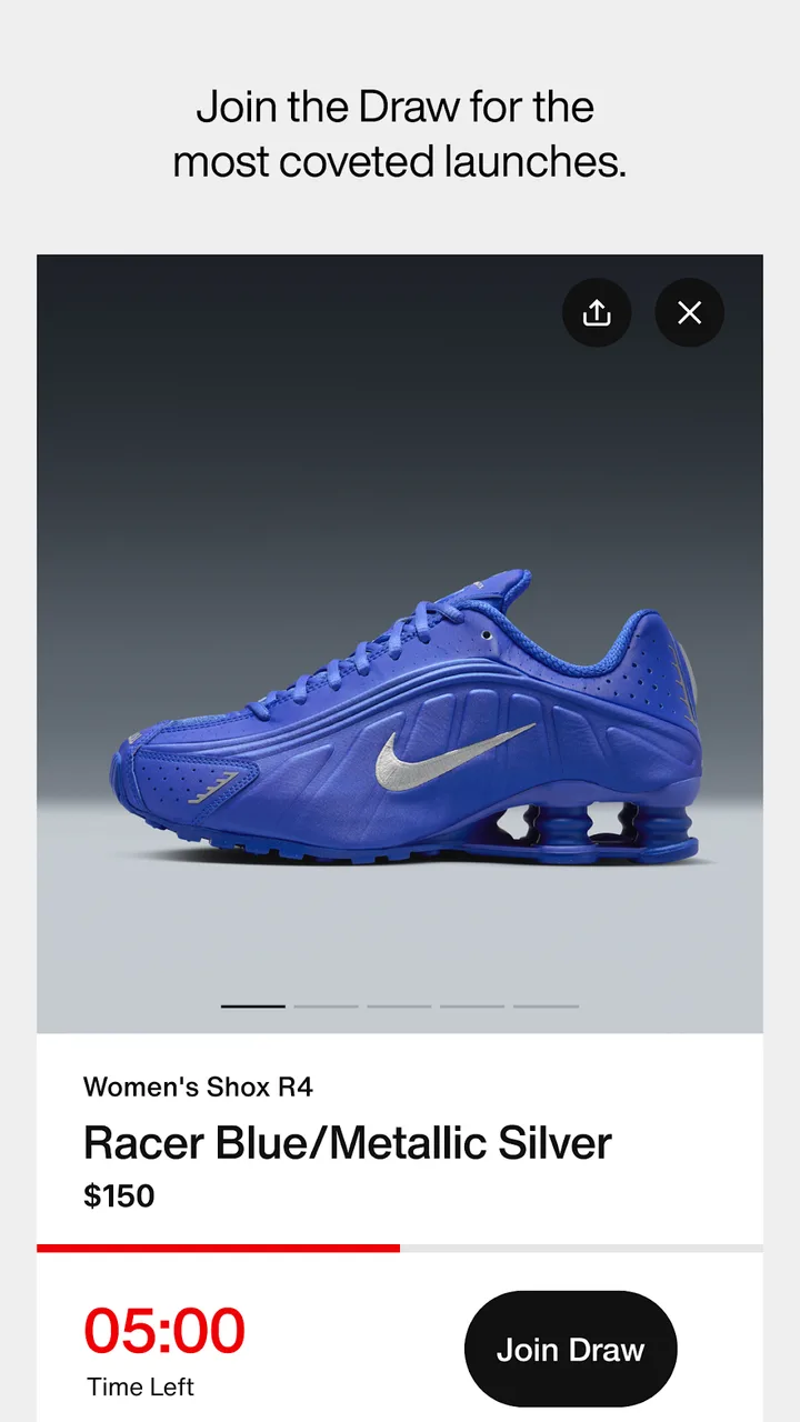 Nike SNKRS: Shoes & Streetwear screenshot 3