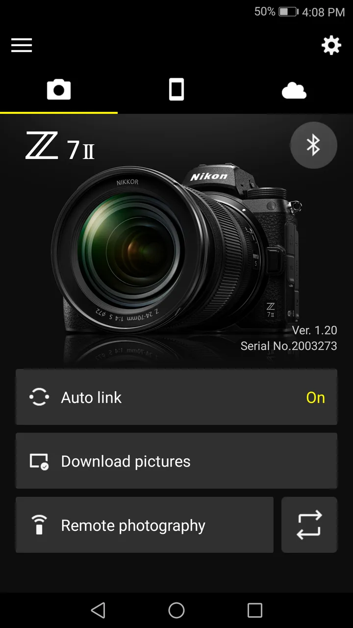SnapBridge screenshot 1